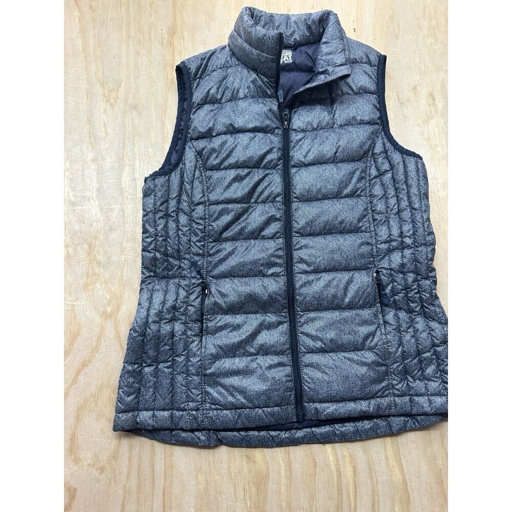 Weatherproof 32 Degree Heat Sz S Puffer Vest Down Feather Insulation Blue Womens